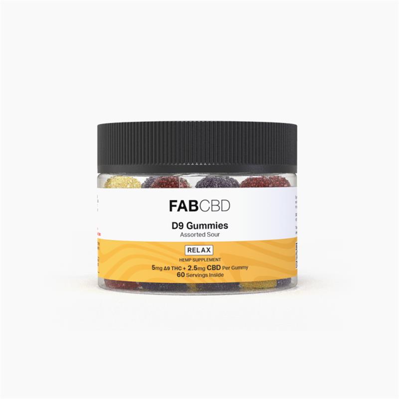 Delta 9 Gummies Sour Assorted - 60ct