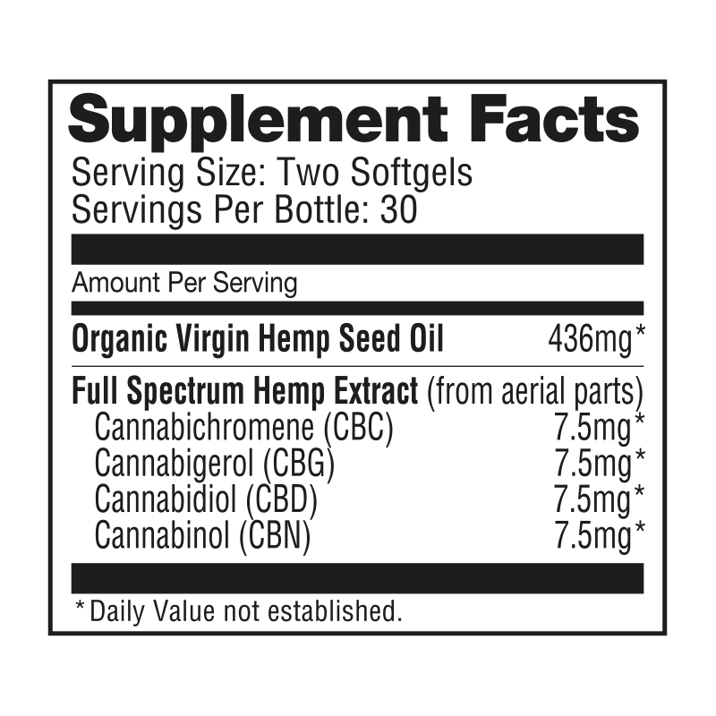 Multicannabinoid Softgel - 60ct
