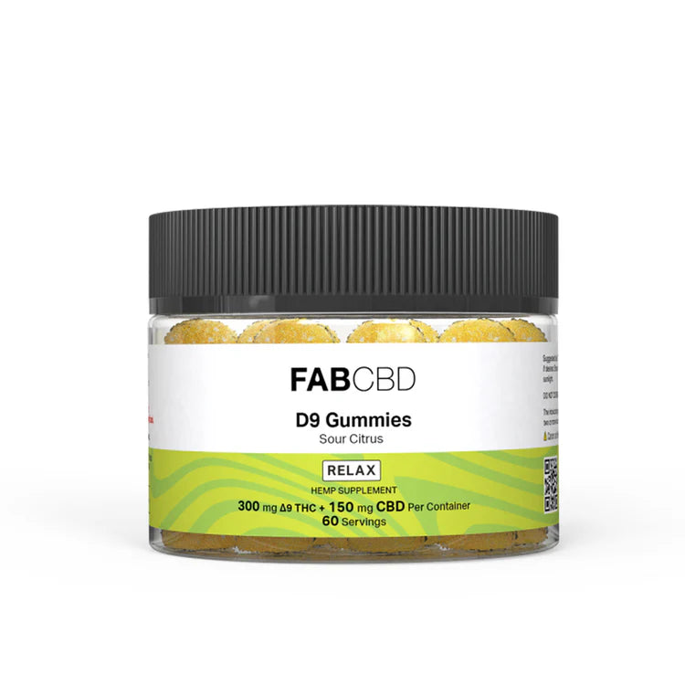 Delta 9 Gummies Sour Citrus - 60ct