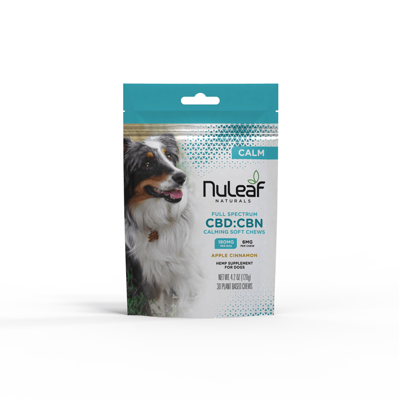180mg CBD:CBN (2:1) Calm Dog Chews, 30ct (6mg/unit)
