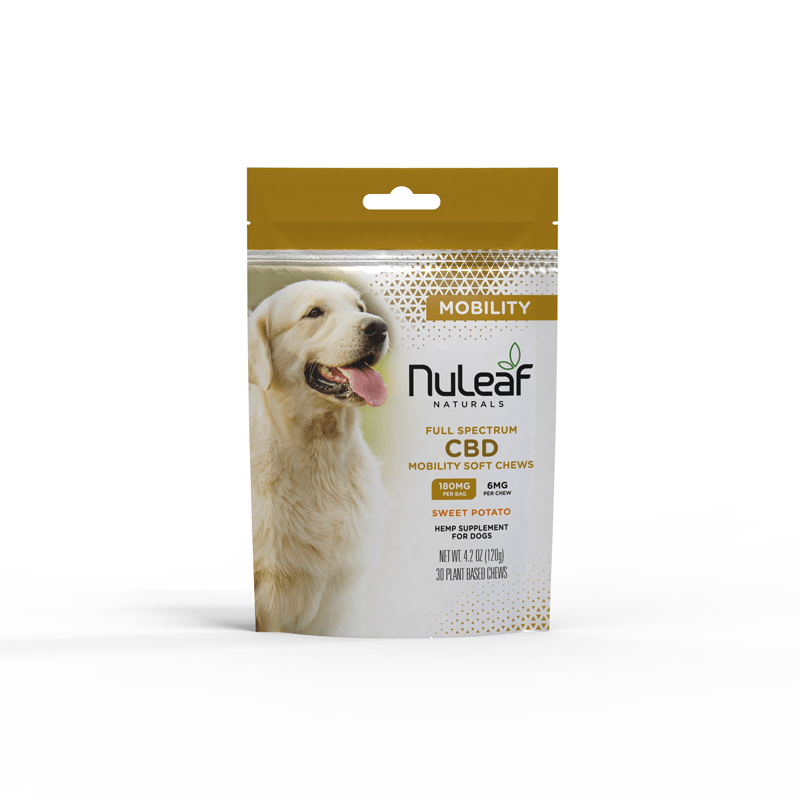 180mg CBD Mobility Dog Chews, 30ct (6mg/unit)