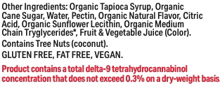 Delta 9 Gummies Sour Citrus - 60ct