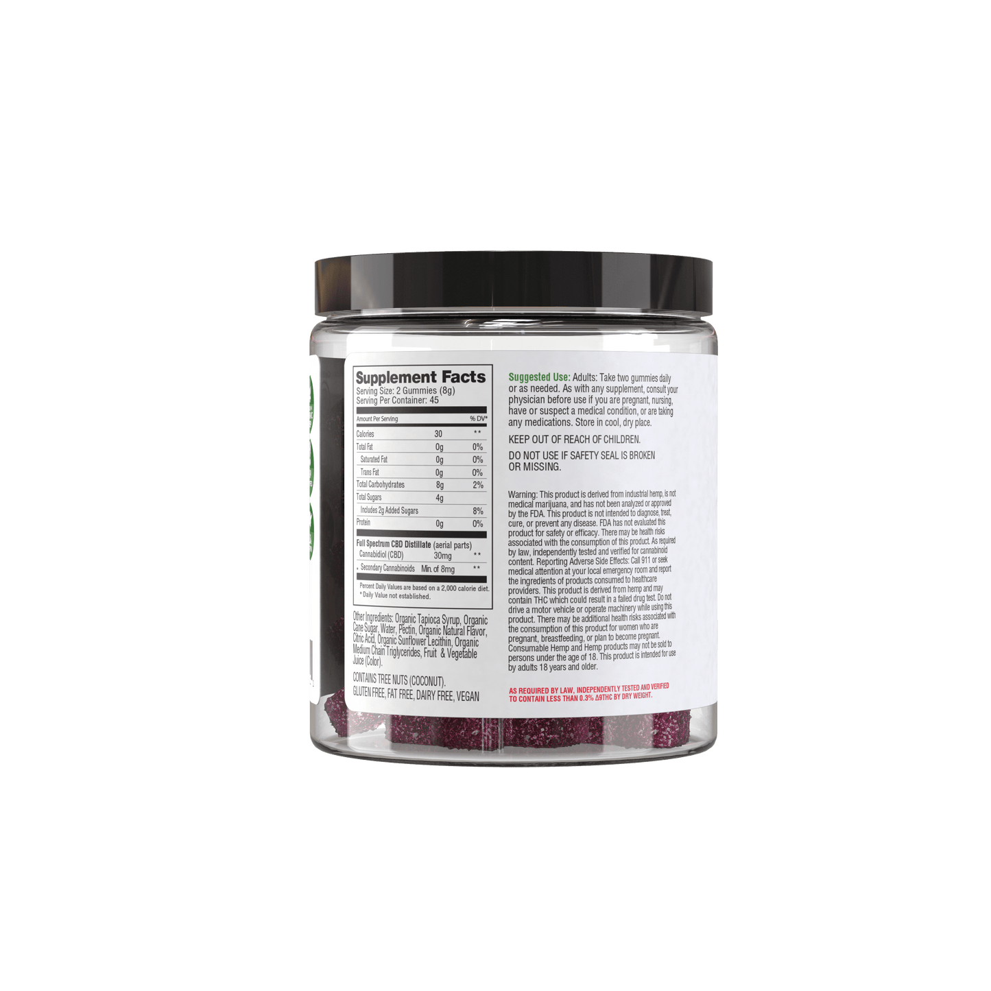CBD Gummies Sour Mixed Berry - 90ct