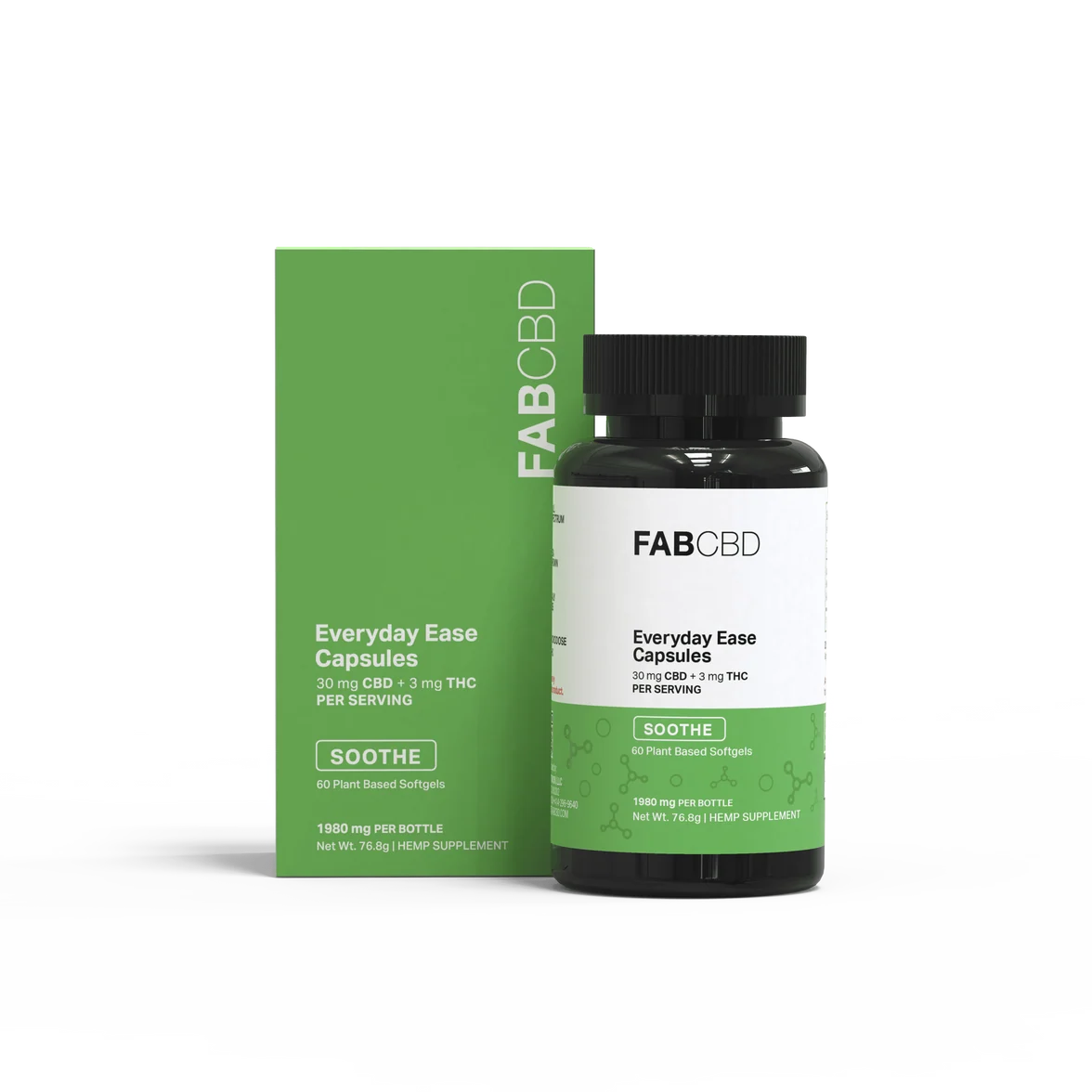 FAB - Everyday Ease Softgels CBD:D9 (10:1)
