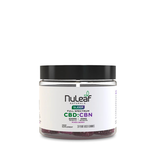 CBD:CBN Gummies Mixed Berry - 30ct