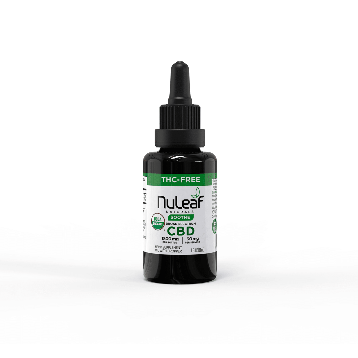 NuLeaf Broad Spectrum CBD Oil 30mL (1800mg CBD) THC FREE