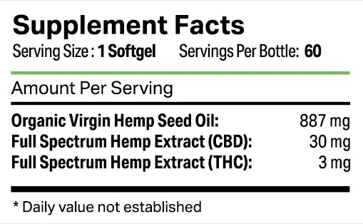 FAB - Everyday Ease Softgels CBD:D9 (10:1)