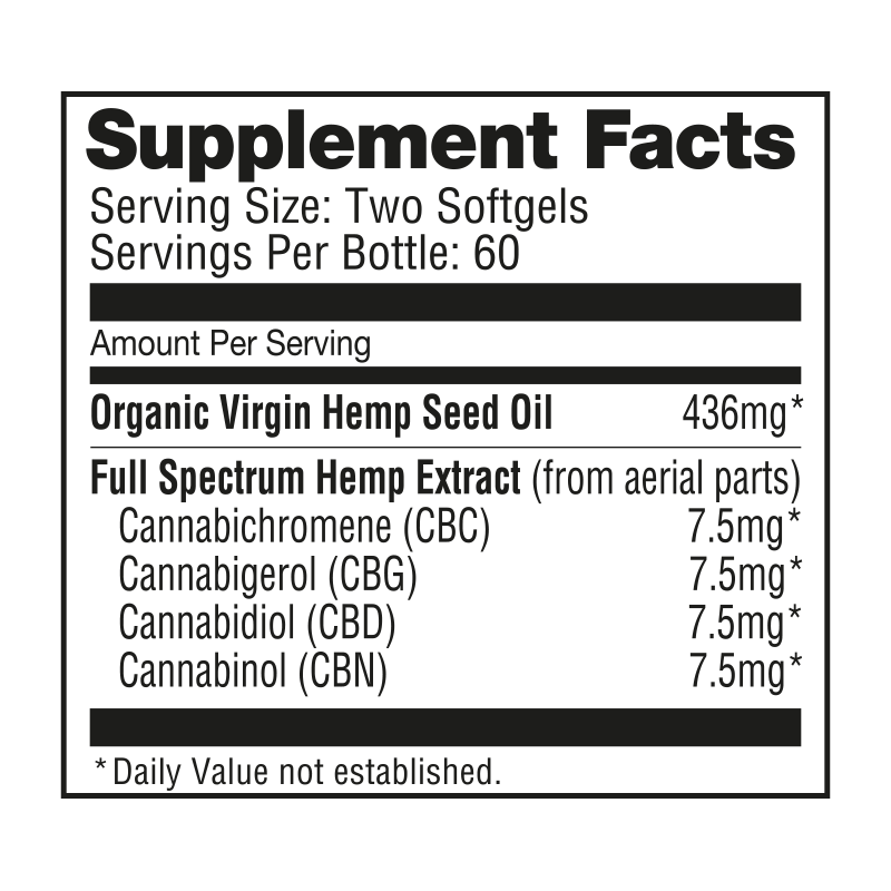 Multicannabinoid Softgel - 120ct