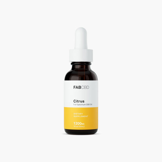 FG 1200mg 30mL CBD MCT Citrus (40mg/mL) Tincture FAB