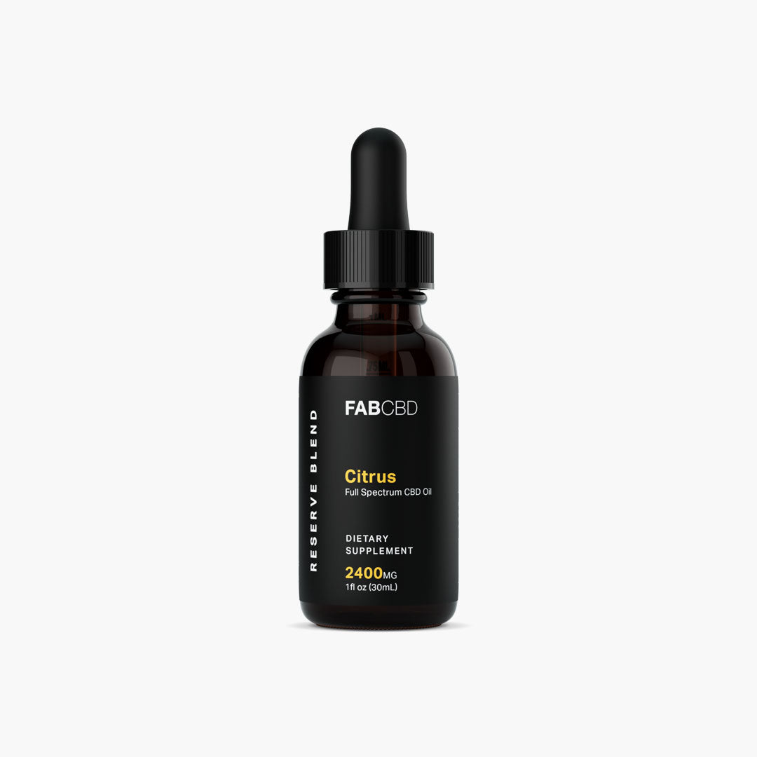 FG 2400mg 30mL CBD MCT Citrus (80mg/mL) Tincture FAB