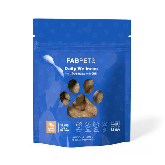 FAB CBD Hard Wellness Treats for Dogs 30ct (300mg)