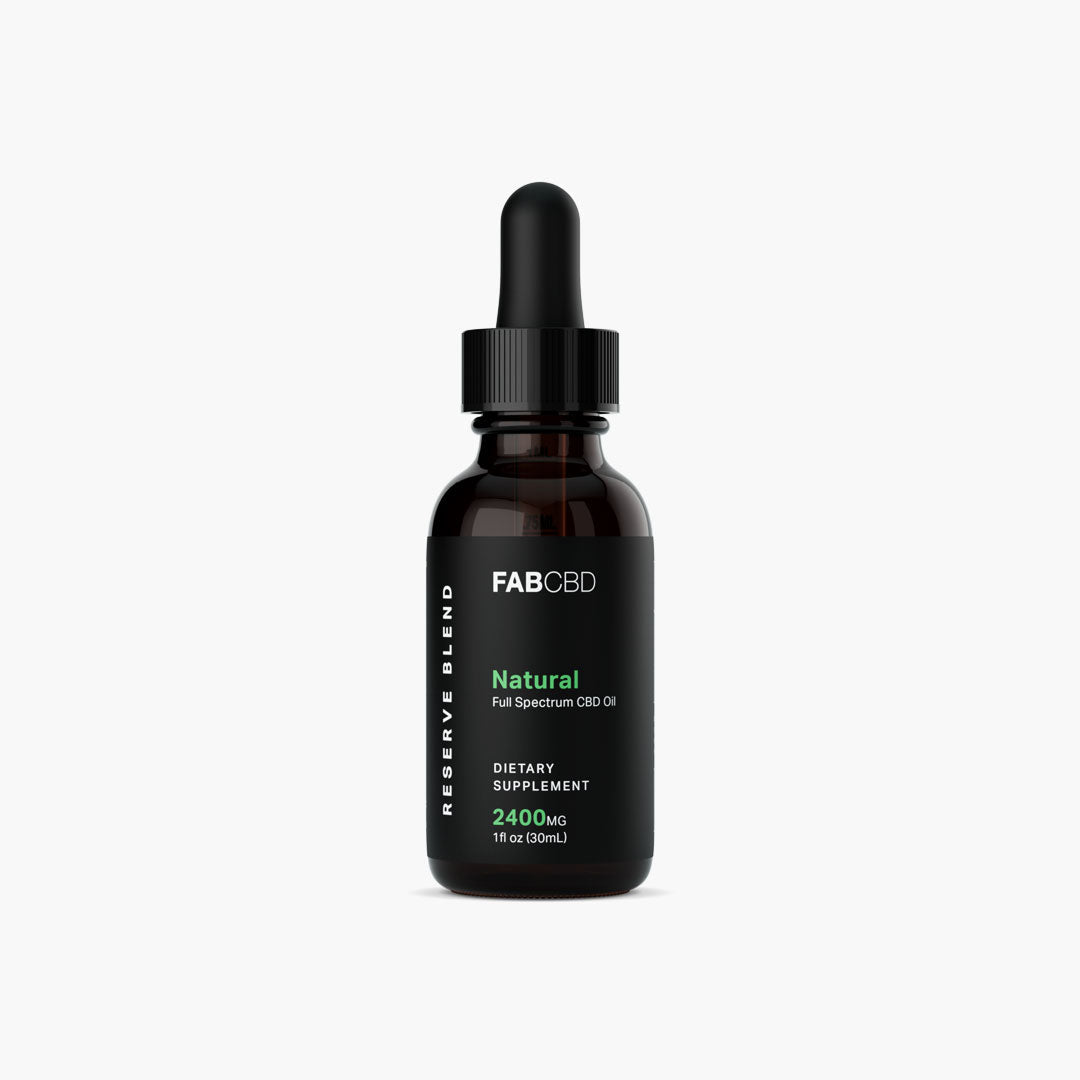 FG 2400mg 30mL CBD MCT Natural (80mg/mL) Tincture FAB