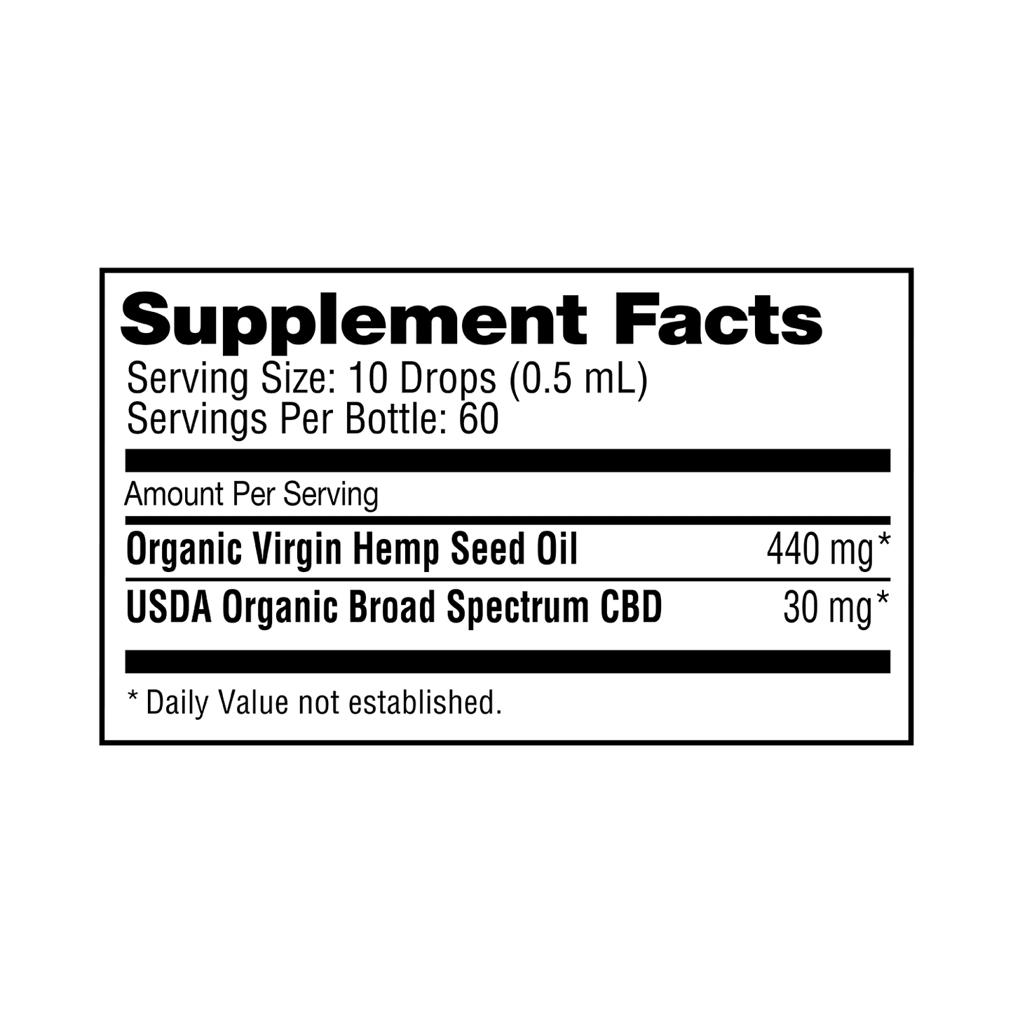 NuLeaf Broad Spectrum CBD Oil 30mL (1800mg CBD) THC FREE