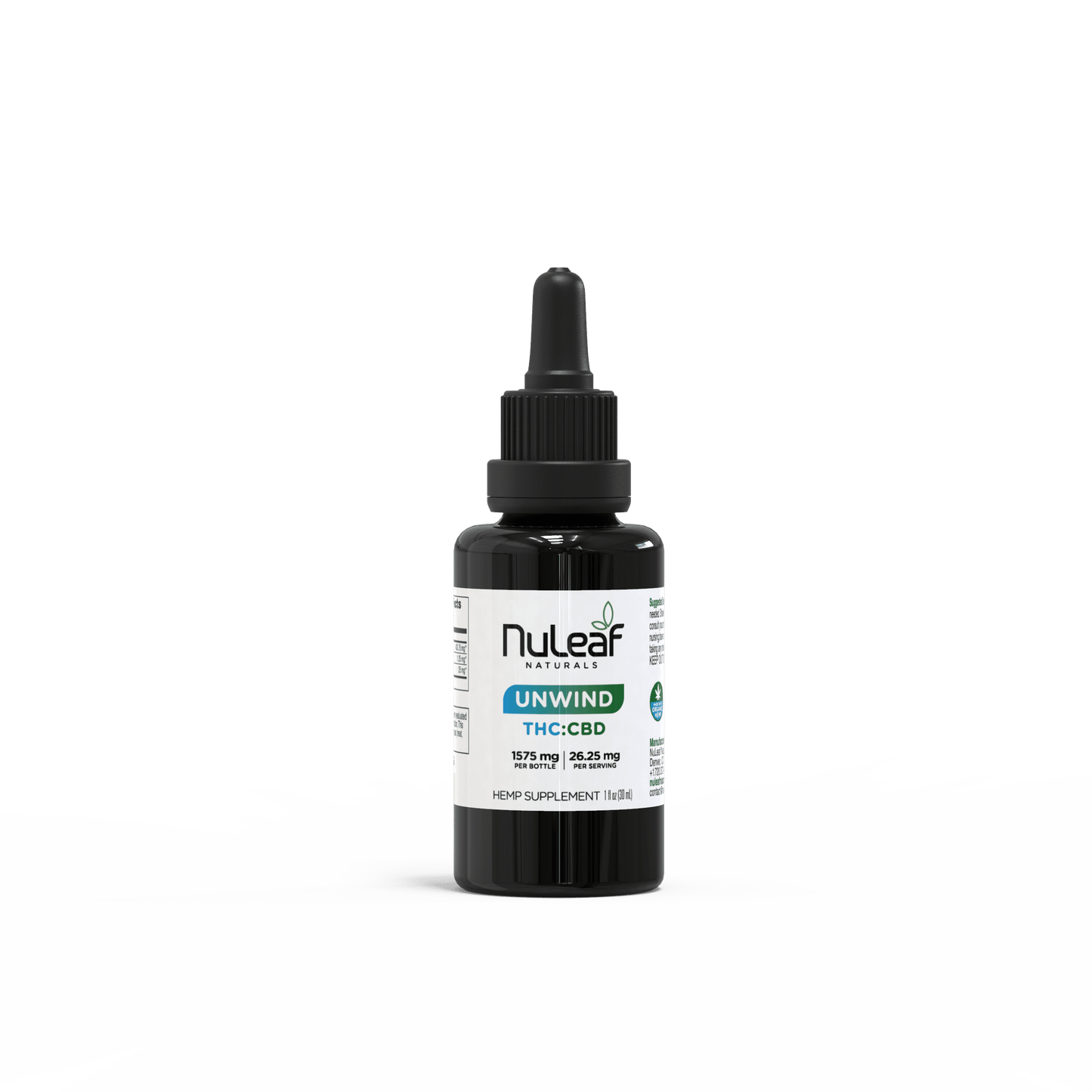 Unwind THC Oil (CBD:THC) - 30mL)