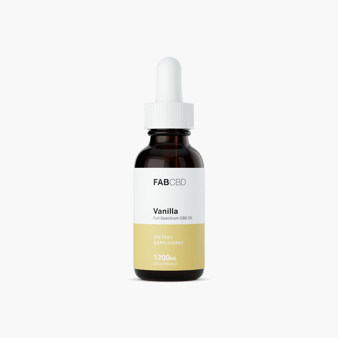 FG 1200mg 30mL CBD MCT Vanilla (40mg/mL) Tincture FAB
