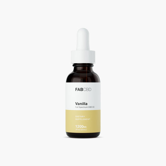 FG 1200mg 30mL CBD MCT Vanilla (40mg/mL) Tincture FAB