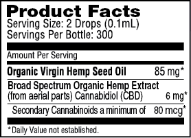 Organic CBD Pet Oil 30ml - Broad Spectrum  (THC-Free)