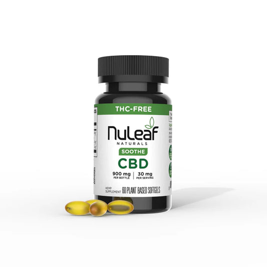 CBD Soothe Softgels 60ct - Broad Spectrum (THC Free)