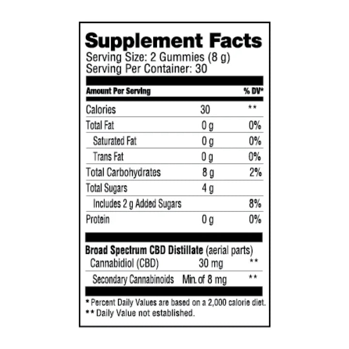 CBD Soothe Gummies Watermelon - 60ct (THC-Free)